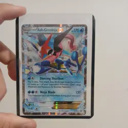 Pokemon TCG Cards Ash-Greninja EX XY133 Black Star Promo Holo LP - Image 1