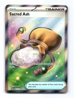 Sacred Ash 115/088 Ultra Rare Perfect Order Pokemon Holo Near Mint - Image 1