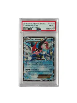 ASH-GRENINJA EX XY133 BOX BLACK STAR PROMO POKEMON PSA 6 - Image 1