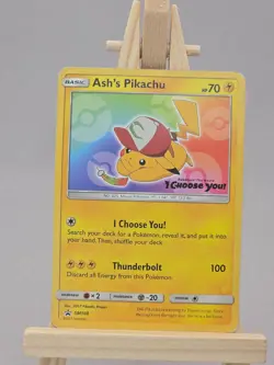 Ash's Pikachu (Sun & Moon Promo) #SM108 - Moderately Played (MP) - Image 1