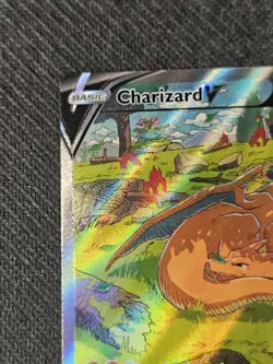 Charizard V SWSH260 Sword & Shield Full Art Black Star Promo Pokemon Card NM - Image 2