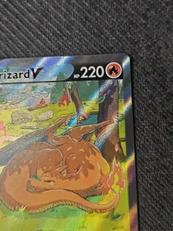 Charizard V SWSH260 Sword & Shield Full Art Black Star Promo Pokemon Card NM - Image 3