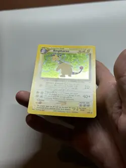 Ampharos 1/64 Holo Rare Neo Revelation WOTC Pokemon Card 2001 LP - Image 5