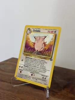 Clefable Jungle 17/64 Non Holo Unlimited Rare NM+ WOTC Vintage Pokemon card - Image 3