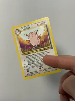 Clefable Jungle 17/64 Non Holo Unlimited Rare NM+ WOTC Vintage Pokemon card - Image 4