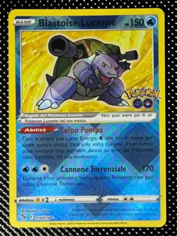 Pokemon Card Blastoise Lucente 018/078 ITALIANO Pokemon Go - Image 1