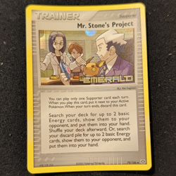 Pokemon TCG Mr. Stone's Project 79/106 EX Emerald Uncommon Reverse Holo Eng 2005 - Image 1