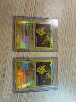 TWO! Pikachu Mysterious Treasures 94/123 Reverse Holo 60 HP English. - Image 1