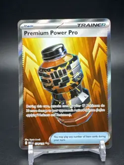 Premium Power Pro 174/132 Mega Evolution Trainer Card New! Bubble Mailer Ship - Image 1