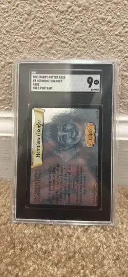 2001 Harry Potter TCG Base Hermione Granger 9/116 Rare Holo Portrait SGC 9 - Image 1