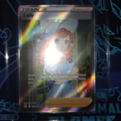 Pokemon TCG Lost Origin Trainer Lady 193/196 Full Art Holo Rare Card Nm - Image 3