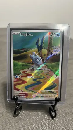 Pokemon TCG Frigibax 208/193 SV02 Paldea Evolved IR Full Art Holo EN 2023 - Image 3