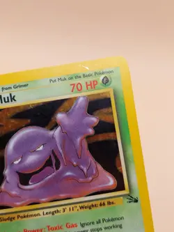 Muk 1st Edition Fossil Holo Rare 13/62 Pokemon Card - WOTC 1999 - Image 2