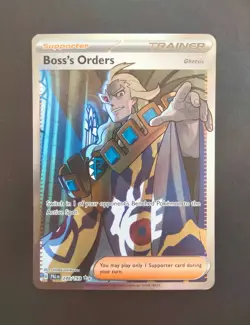 Boss's Orders SV02: Paldea Evolved 248/193 Full Art Rare Secret Holo Pokemon - Image 1
