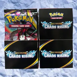 Pokemon TCG Mega Evolution Chaos Rising 94 Booster Packs Job Lot UNSEALED - Image 3