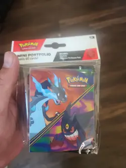 Pokemon TCG Phantasmal Flames Mini Portfolio Binder with 1 Booster Pack - Image 1
