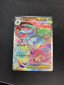 Mega Venusaur EX SIR 177/132 Near Mint Card from Mega Evolution English Pokemon - Image 1