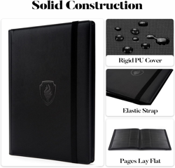 Trading Card Binder 9 Pocket, PU Cover Card Collection Binder for 360 Cards, Pr - Image 2