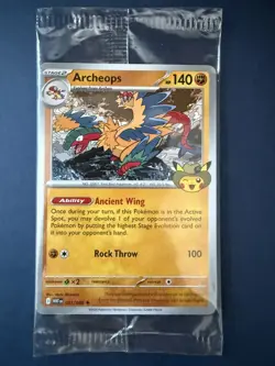 Pokemon Field Museum Fossil Exhibit Archeops Promo SEALED - Image 1