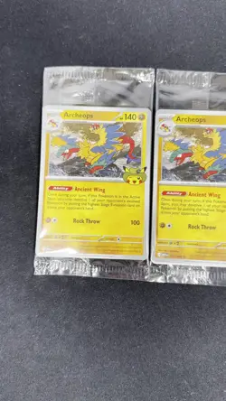 3x Pokemon Chicago Field Museum Fossil Exhibit Archeops Promo Card SEALED - Image 2