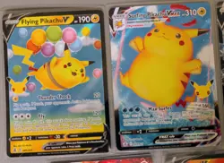 Pokemon V VMAX 9 Card Lot Snorlax Pikachu Greninja Glaceon Entei NM - Image 4