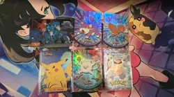 Topps Pokemon Foil 6 Card Lot - Blastoise, Pikachu, and More - Image 1