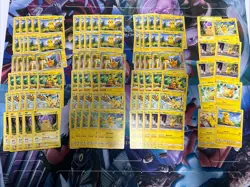 100x Pikachu Pokemon TCG Non Holo Card Lot - As Shown - Multiples - Various Sets - Image 1