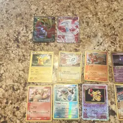 Nintendo Pokemon TCG EX Emerald 9-Card Mixed Lot Groudon EX Pikachu Holo - Image 1