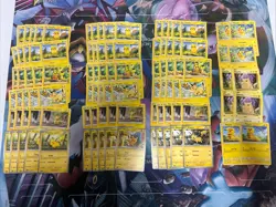 100x Pikachu Pokemon TCG Non Holo Card Lot - As Shown - Multiples - Various Sets - Image 1