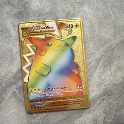 Pokemon TCG Gold Metal Card Lot (2) Charizard GX 150/147 Pikachu VMAX - Image 4