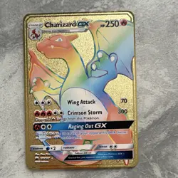 Pokemon TCG Gold Metal Card Lot (2) Charizard GX 150/147 Pikachu VMAX - Image 5