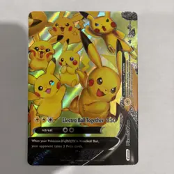 Pikachu Pokemon Card Lot Flying Pikachu V V-UNION Jumbo Promo Pokemon GO - Image 4