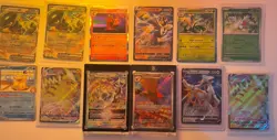 Pokemon TCG 10-Card Lot Pikachu VMAX SWSH286 Arceus VSTAR Cyclizar ex - Image 1