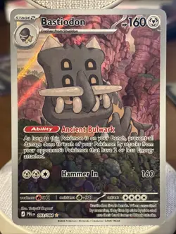 Pokemon TCG Bastiodon IR 093/084, Pitch Black, New Set, Fast Shipping - Image 1