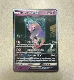 Pokemon TCG Mewtwo GX 78/73 Shining Legends Full Art Holo Shiny Rare Eng 190HP - Image 1