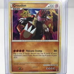 Groudon 6/95 Call of Legends (2011) Holo Rare Pokemon TCG English 100HP - Image 1