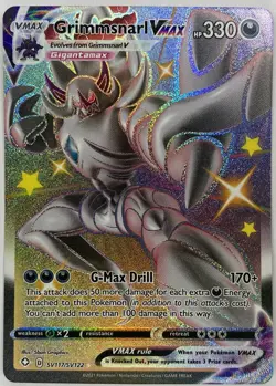 Grimmsnarl VMAX Shining Fates Sv117/Sv122 Holo Pokemon TCG - Image 1