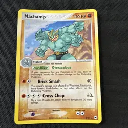 Pokemon TCG Machamp Holo Rare 9/101 Hidden Legends LP - Image 1