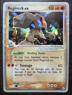 Regirock ex 98/101 EX Hidden Legends Holo Pokemon TCG - Image 1