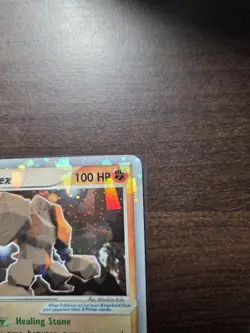 Regirock ex 98/101 EX Hidden Legends Holo Pokemon TCG - Image 3