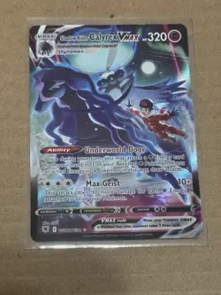 Pokemon Shadow Rider Calyrex VMAX TG18/TG30 Astral Radiance Trainer Gallery Holo - Image 1