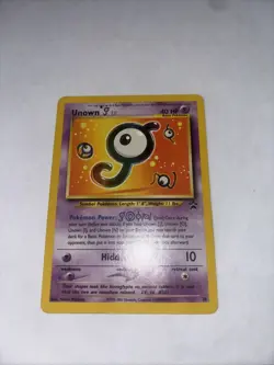 Unown J 38/53 Black Star Promo Rare Pokemon Card Unknown 2001 Vintage HP - Image 1