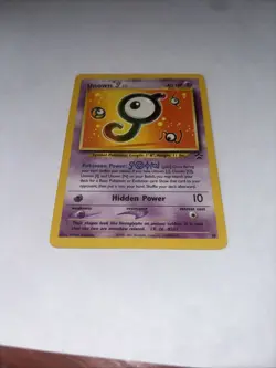 Unown J 38/53 Black Star Promo Rare Pokemon Card Unknown 2001 Vintage HP - Image 2