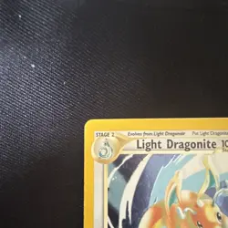 Nintendo Pokemon TCG Light Dragonite 14/105 Neo Destiny Rare English 2000 Holo - Image 2