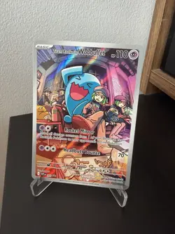 Pokemon TCG Team Rocket's Wobbuffet 203 Black Star Promo Holo Scarlet & Violet - Image 1