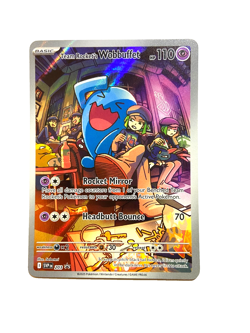 Team Rocket's Wobbuffet Promo SV: Scarlet & Violet Promo Cards 203 Pokemon NM B2 - Image 1