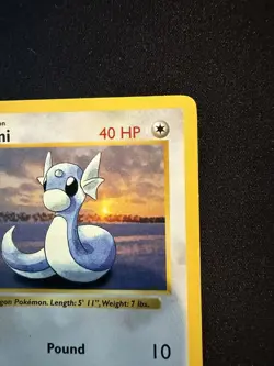 Pokemon Dratini 26/102 1st Edition Shadowless Base Set Card Unplayed Near Mint - Image 4