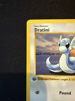 Pokemon Dratini 26/102 1st Edition Shadowless Base Set Card Unplayed Near Mint - Image 5