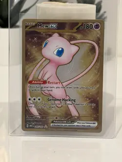 Pokemon TCG - Mew Ex - Gold Metal - 205/165 - Pokemon 151 UPC Promo NM/M - Image 1