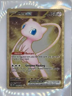 Pokemon TCG - Mew Ex - Gold Metal - 205/165 - Pokemon 151 UPC Promo NM/M - Image 2
